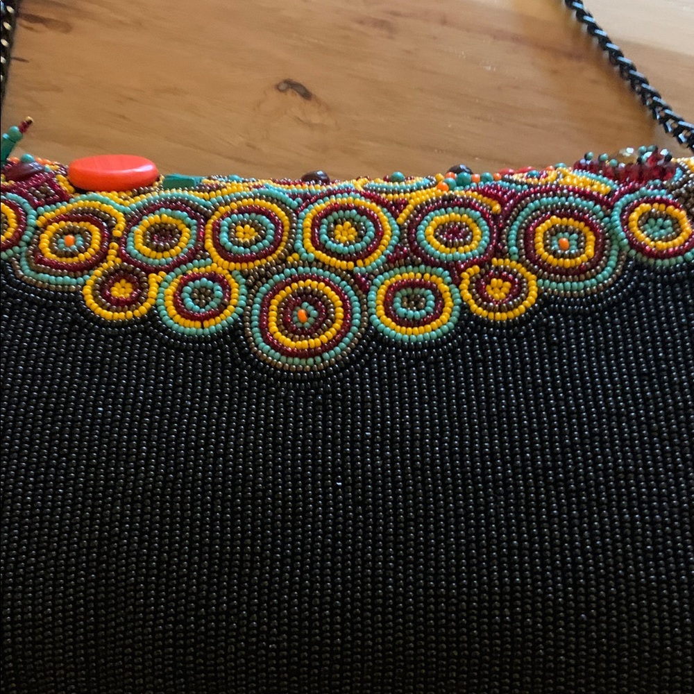 Mary Frances Vibrant Beaded Clutch - Picture 5 of 12